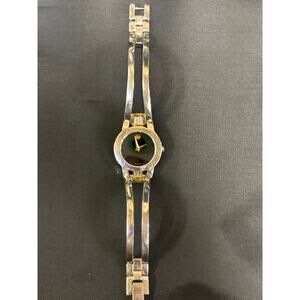Movado Amorosa 81 E4 1842 2- Tone Women’s Watch! New Battery!